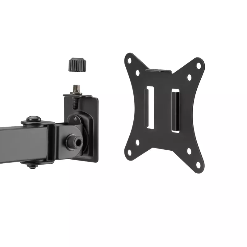Suporte de parede para monitor SBOX LCD-352/2-2 para ecrãs de 13–32 polegadas, braço duplo, carga 2×8 kg, VESA 100×100