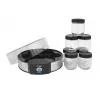 Iogurteira Adler AD 4476 — 7 frascos, 42 °C, 20 W, cinzento/preto/transparente