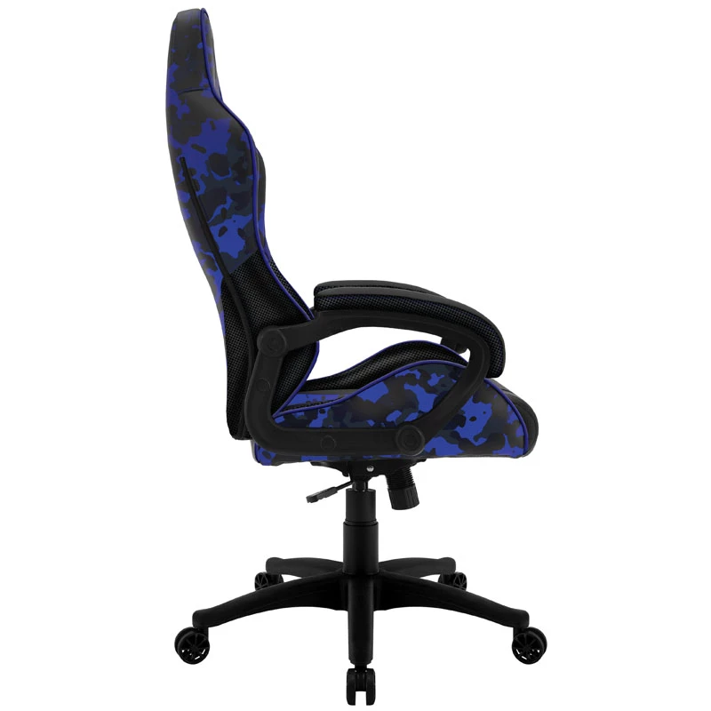 Cadeira gaming thunder x3 BC1 Camo Blue com assento ajustável em altura e reclinável