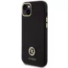 GUESS | GUHCP15M4DGPK | Capa traseira | Apple | iPhone 15 Plus/14 Plus | TPU, silicone, microfibra | Preto