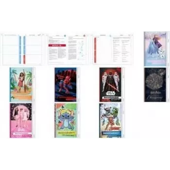 Caderno ROTH Barbie A5 pautado, 104 folhas – Caderno escolar/papelaria