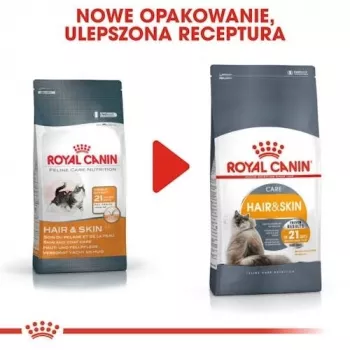 Ração seca para gatos Royal Canin Hair & Skin Care 2 kg — frango, gatos adultos, 33% proteína, 22% gordura