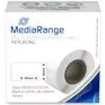 Etiquetas de papel multiusos MediaRange MRDY99010 28x89 mm 130 unid. preto sobre branco