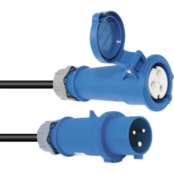 Cabo de extensão PSSO 16A CEE 3x2,5 mm² 10 m azul