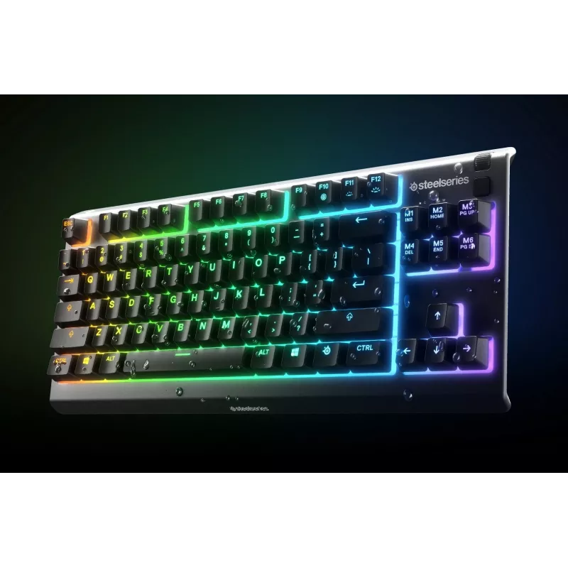 Teclado Steelseries APEX 3 TKL USB QWERTY US English preto