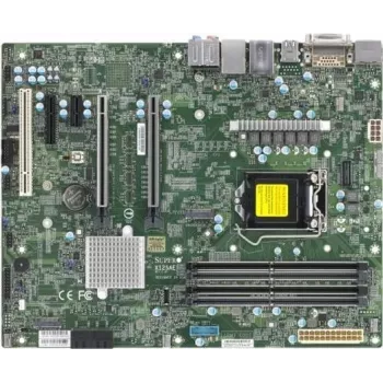 SUPERMICRO X12SAE - Placa-mãe - ATX - Socket LGA1200 - W480 - USB-C Gen2, USB 3.2 Gen 1, USB 3.2 Gen 2 - Gigabit-LAN, 2,5-Gigabit-LAN - Gráficos integrados - HD-Audio