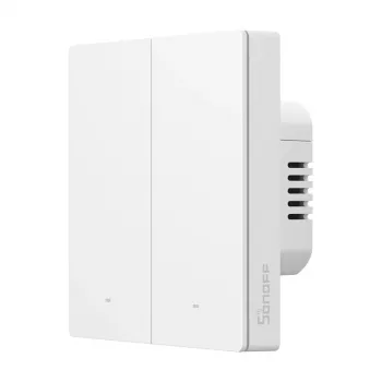 Interruptor de parede tátil inteligente Zigbee Sonoff ZBM5-2C-86W (2 canais)