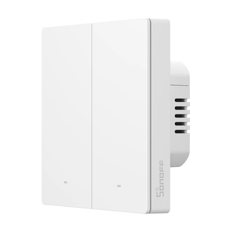 Interruptor de parede tátil inteligente Zigbee Sonoff ZBM5-2C-86W (2 canais)