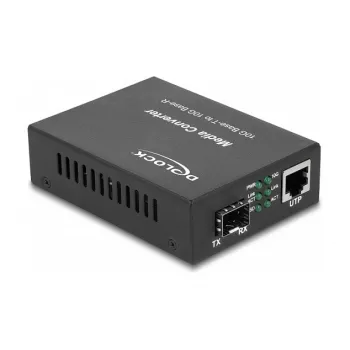 Conversor de meios de rede DeLOCK 86861 10000 Mbit/s Ethernet SFP+ preto