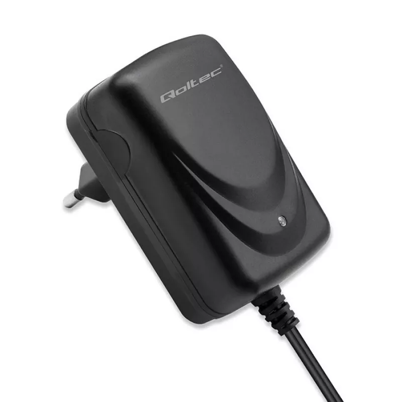 Carregador de baterias QOLTEC carregador para AGM GEL STD 12V 1,5A