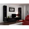 Vitrina Cama VIGO '180' 180/40/30 preto/preto brilhante