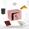 Extralink Home | Cofre doméstico | Escritório, cofre para chaves, cofre de segurança, rosa, S-404