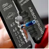 Ferramenta de cravar Knipex 97 21 215 B preto, azul, vermelho