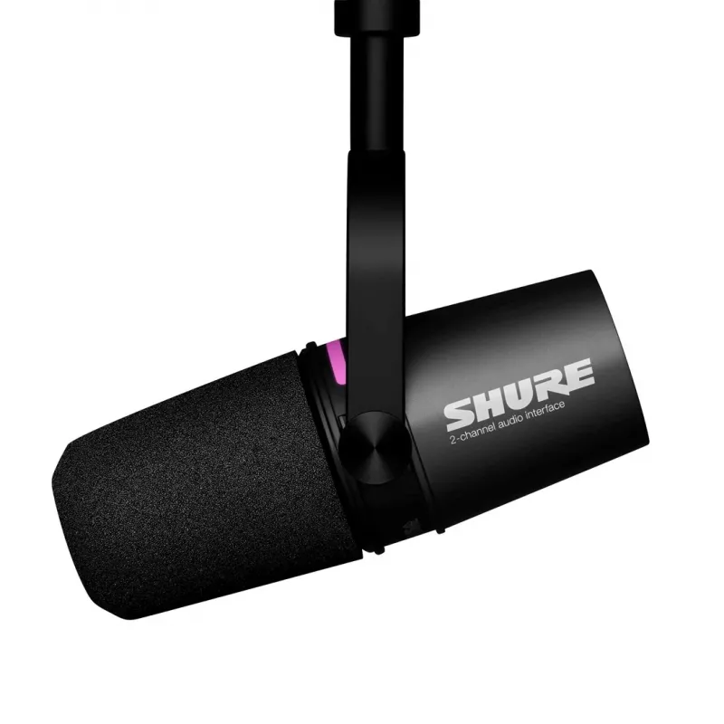 Shure MV7I - microfone inteligente e interface