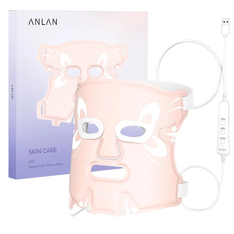 Máscara de fototerapia à prova de água ANLAN 01-AGZMZ para tratamento facial com LED