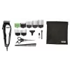 Máquina de cortar cabelo Wahl 20107.0460 Baldfader — aparador com fio AC, 6 níveis de comprimento, 1–13 mm, largura da lâmina 45 mm, preto/cromado