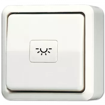JUNG 631A Interruptor elétrico botão branco (631A)