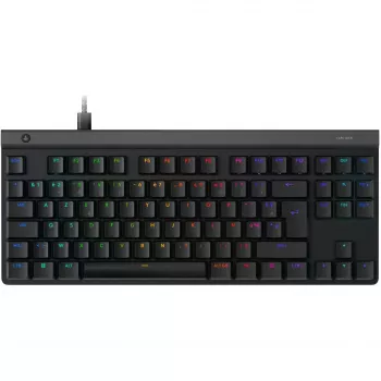 Teclado gaming Logitech G G515 USB AZERTY francês preto mecânico RGB