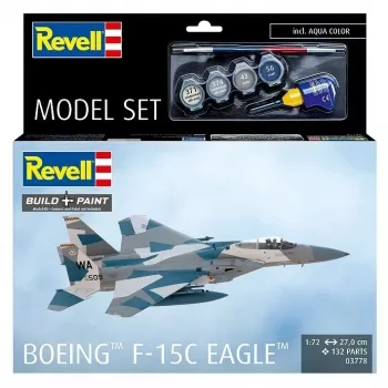 Kit de modelo em plástico REVELL Boeing F-15C Eagle 1:72 — conjunto de montagem