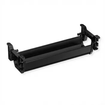 Calha para cabos ROLINE Easy2Open, montagem sob a mesa, preta, 44,9 cm
