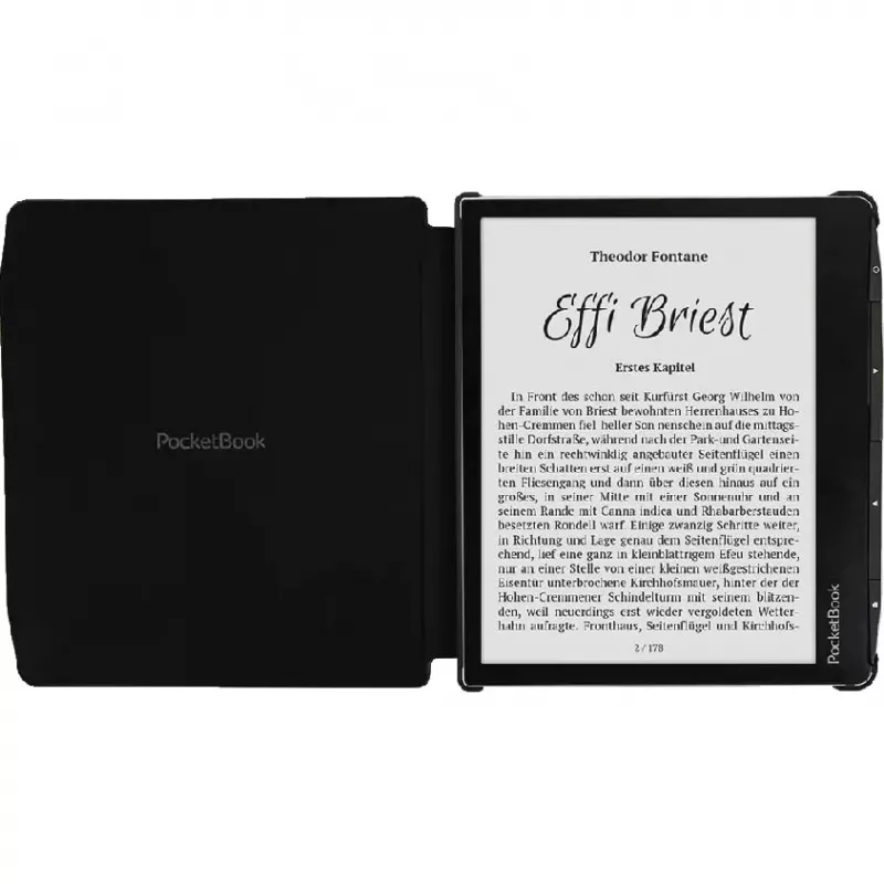 Capa PocketBook HN-SL-PU-700-BK-WW capa de proteção para leitor de e-books 7 polegadas preta