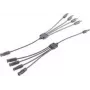 shiverpeaks ®-PV4 conjunto de cabos adaptadores em T, 4/1, 6mm², preto/preto, 30cm (BS02-21054)