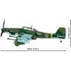 Kit de construção Cobi Blocks Junkers JU 87G-2 Stuka 571 peças kit de modelismo