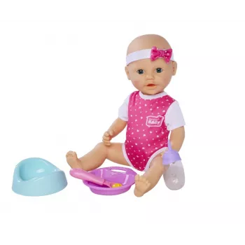 Boneca SIMBA New Born Baby Hungry Baby 38 cm – boneca bebé realista, 38 cm