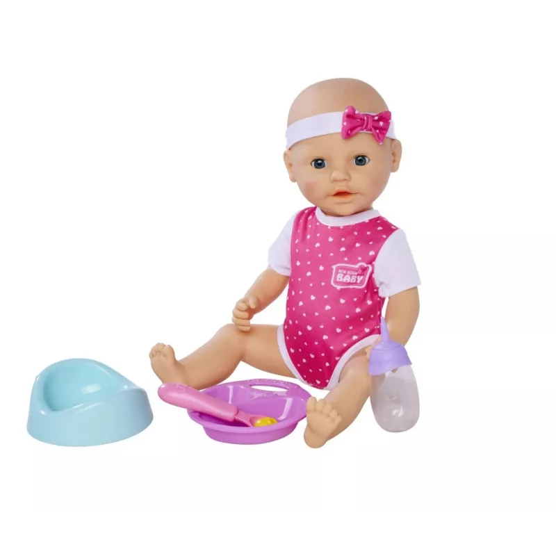 Boneca SIMBA New Born Baby Hungry Baby 38 cm – boneca bebé realista, 38 cm