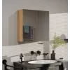 Top E Shop POLA 2DL ARTISAN armário de arrumação para casa de banho, carvalho