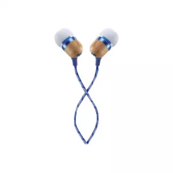Auscultadores Marley Smile Jamaica, intra-auriculares, com fios, microfone, denim | Marley | Auscultadores | Smile Jamaica