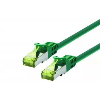 Cabo de rede LOGON TCR6ASS070G RJ-45 Cat6a 7 m verde