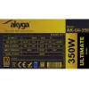 Fonte de alimentação ATX Akyga AK-U4-350 Ultimate 350 W, 80 PLUS Bronze, PFC ativo, ventoinha de 120 mm