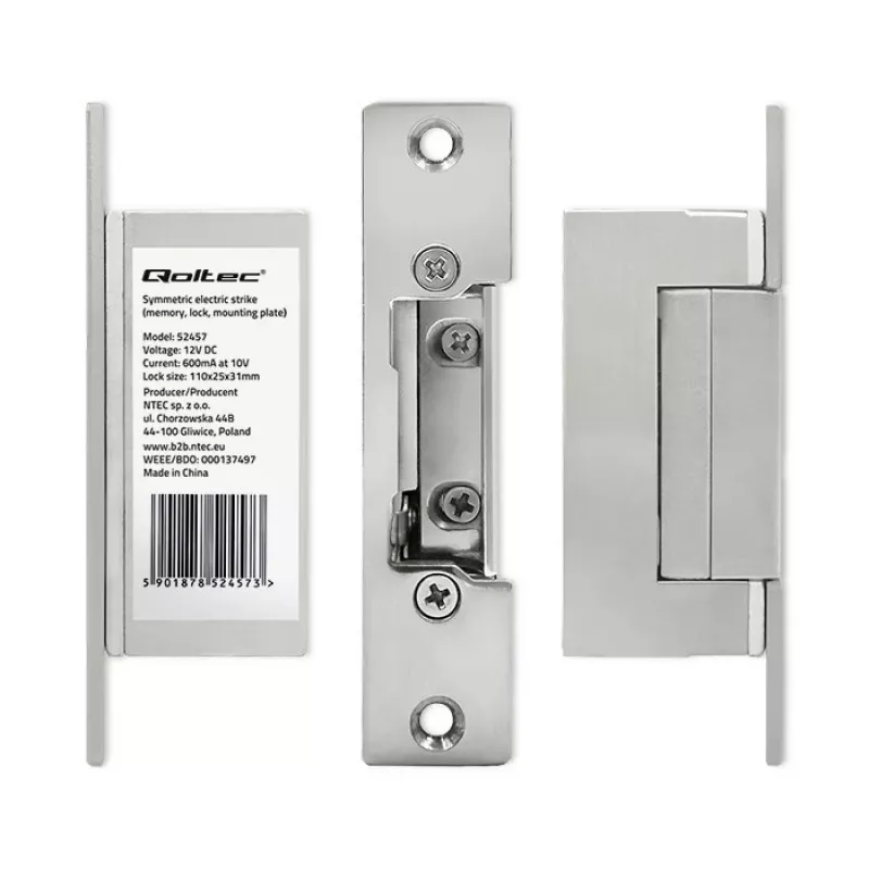 Abridor elétrico de portas com função de memória, 600mA, 12V