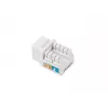 Módulo Keystone Lanberg KSU5-1090 angular branco RJ-45