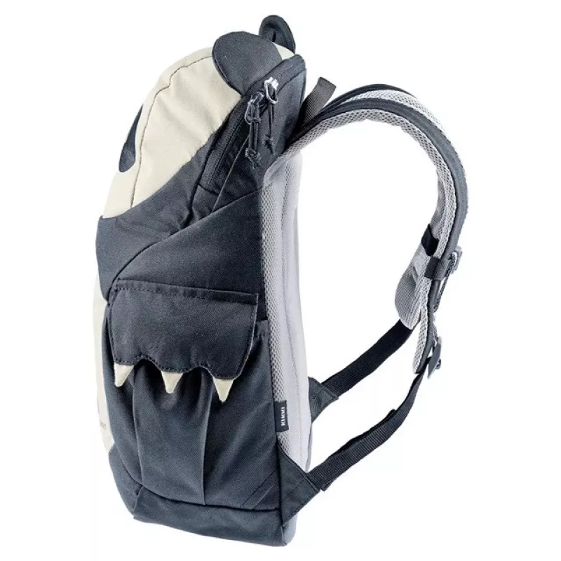 Mochila de dia compacta DEUTER Kikki — poliéster 8 L, 350×200×170 mm, 310 g, preto/branco
