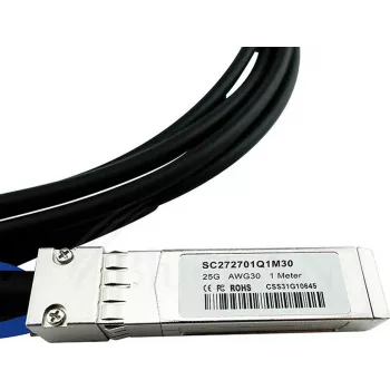Cabo DAC CBO SFP28-DAC-2M 2 m — cabo de cobre de ligação direta SFP28, compatível com Mikrotik