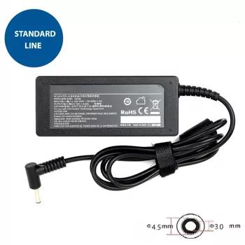 Fonte de alimentação com inversor Extra Digital AS65F4530 65W preto