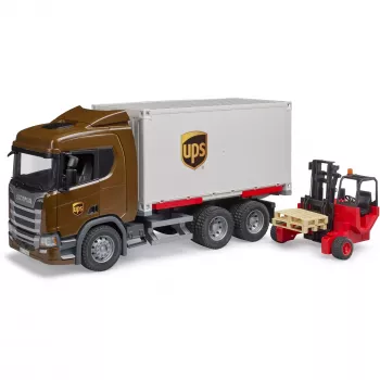 Scania Super 560R Veículos UPS Contentor com empilhador