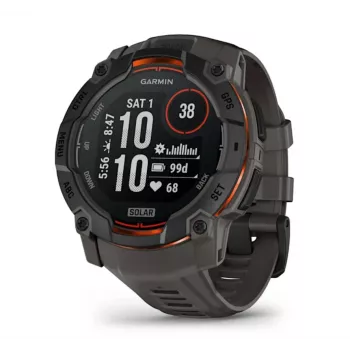 Smartwatch GPS Garmin Instinct 3 Solar 1,3 polegadas MIP 176x176 Ecrã tátil Preto