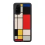 Capa para telemóvel Man and Wood para Samsung Galaxy S20 — madeira preto