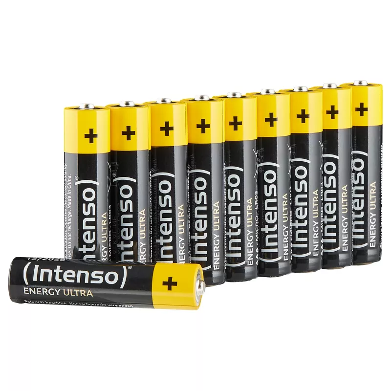 Pilhas Intenso Energy Ultra AAA LR03 pack de 10 película retrátil