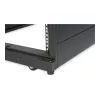 Armário rack autónomo APC NetShelter SX 48U 600mm L x 1070mm P, capacidade de carga 1704 kg, preto