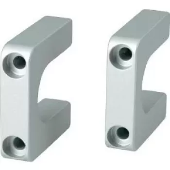 Pega SCHROFF Multipac 20860-256, pega de plástico cinzento 40×40×10 mm, acessório de montagem