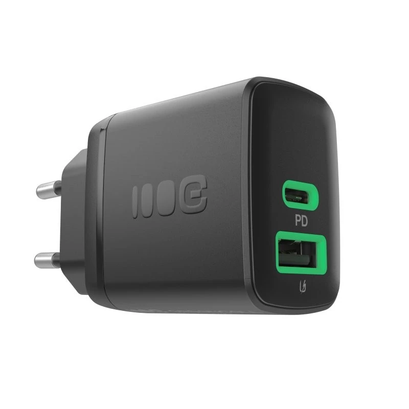 Carregador Green Cell PowerSource Duo30 – 1× USB-A, 1× USB-C, 3A