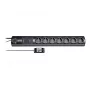 brennenstuhl Primera-Tec Comfort Switch Plus - proteção contra sobretensões - corrente alternada 250 V - 3500 Watt - tomadas de saída: 7 - 2,0m - Alemanha - preto