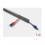 Calha para cabos DELOCK 22026 20×20 mm, comprimento 1 m, cinzento