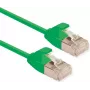 Cabo de patch ROLINE U/FTP DataCenter Cat.6A (Classe EA), LSOH, fino, verde, 0,3 m (21.15.3331)