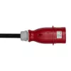 Carregador EV móvel Akyga AK-EC-22, Type 2, ficha CEE 5 pinos, trifásico, 32 A, 22 kW, LCD, 5 m