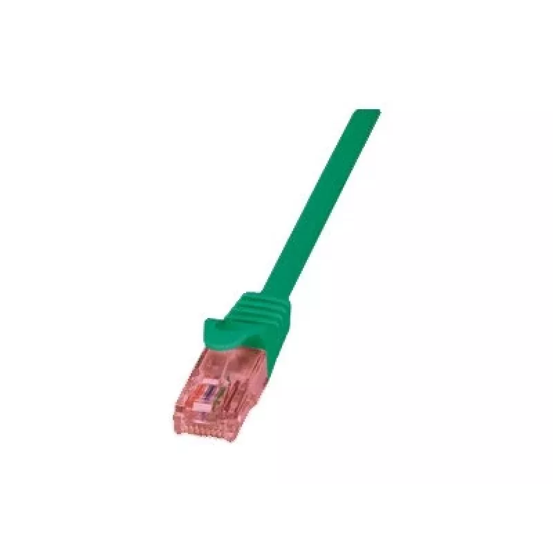 Cabo de rede LOGILINK 0,25 m Cat6 U/UTP com fichas RJ-45, verde